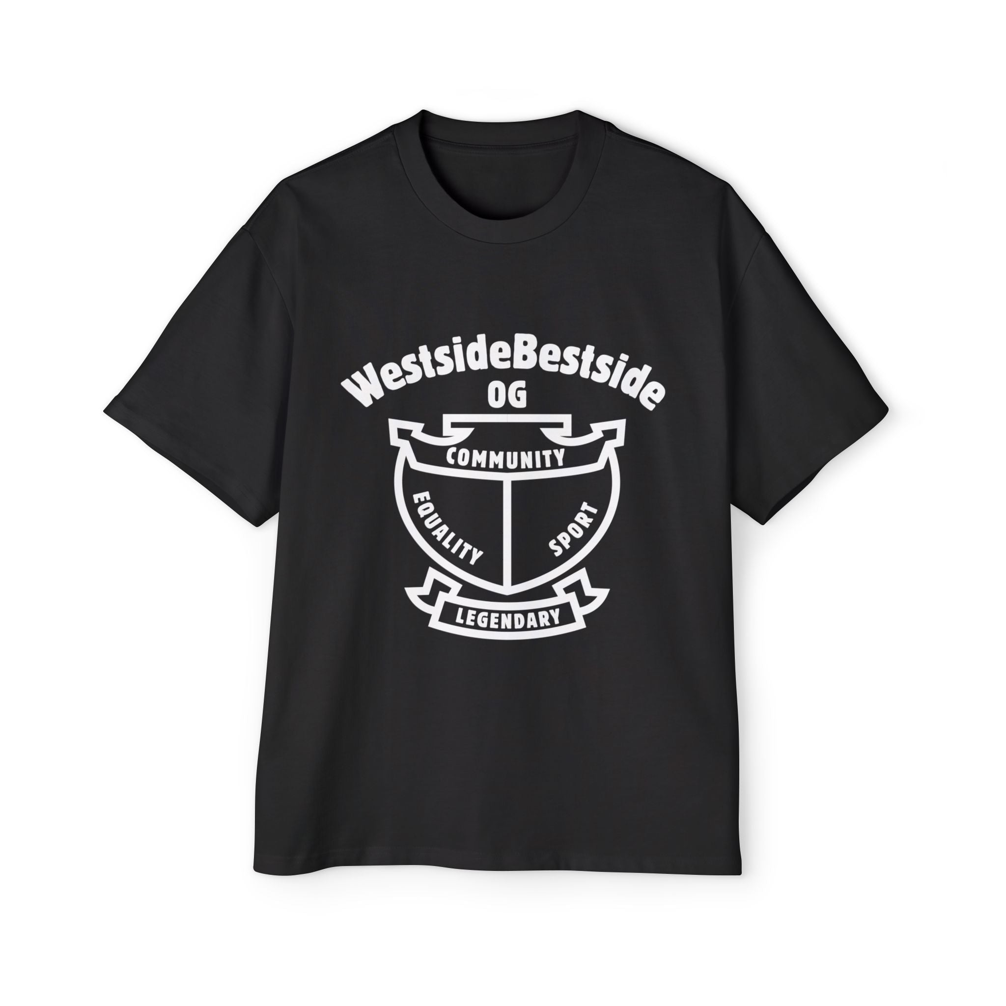 Westside Script Oversized Tee in OG Ink